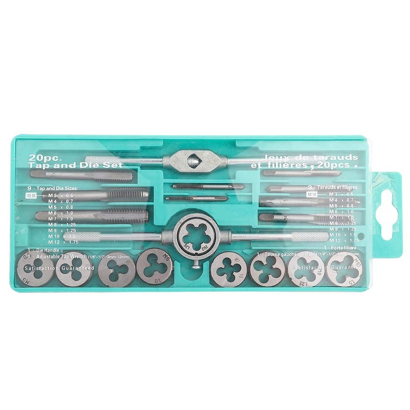 Tap and Die Set M3~M12 Tap and Die Wrench Made