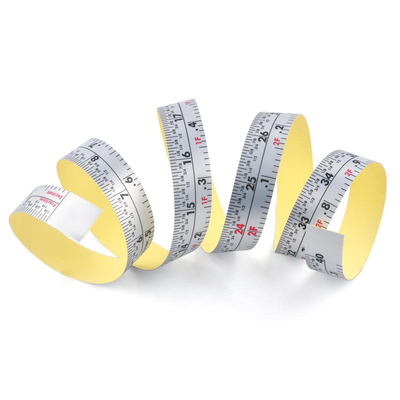 WIN TAPE Workbench Ruler Adhesive Backed Tape Measure - 40