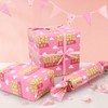 8 Sheets Cartoon It's a Girl Story Wrapping Paper for