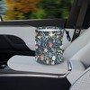 Darisoco Floral Leaf Car Garbage Can Mini Car Trash Bin