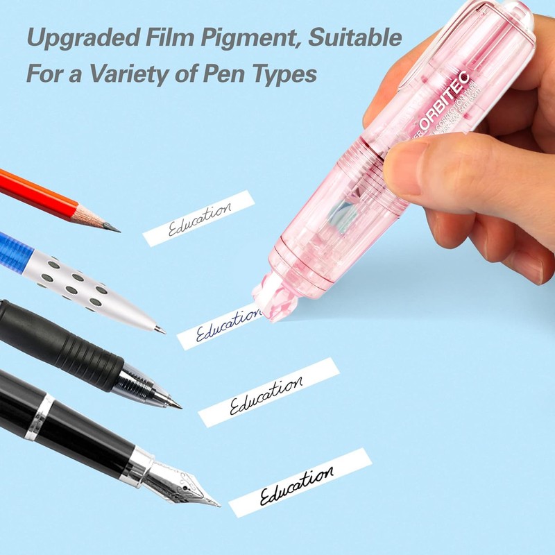 JUDENMEY Refillable Retractable White Out Correction Tape (Retractable)