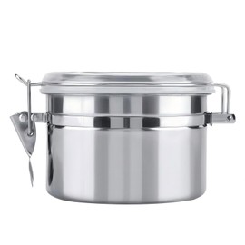 VIFERR Storage Container for Food, Coffee Container Made of Stainless Steel, Vacuum Sealed Storage Container for Sugar, Tea, Beans, Spices (800 ml)