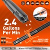 Portable Fuel Transfer Pump - 2.4 GPM Battery Powered Siphon