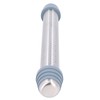 Rolling Pin Dough Roller Stainless Steel with 4 Silicone Guide