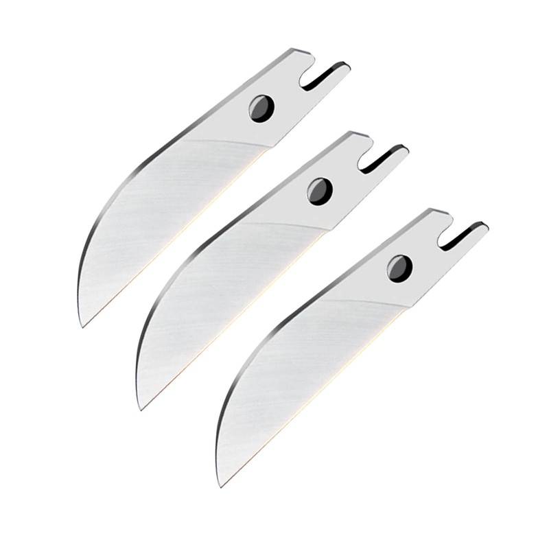 HOHXEN 3 Pcs Miter Shears Replacement Blades, SK5 Steel Multi