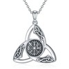 YAFEINI Good Luck Celtic Knot Viking Pendant Necklace for Women