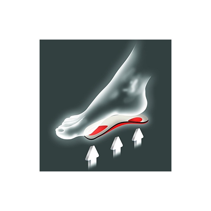 BERGAL Men's Perfect Plus 3/4 Leather Insoles Ultralight Orthotic, Tan