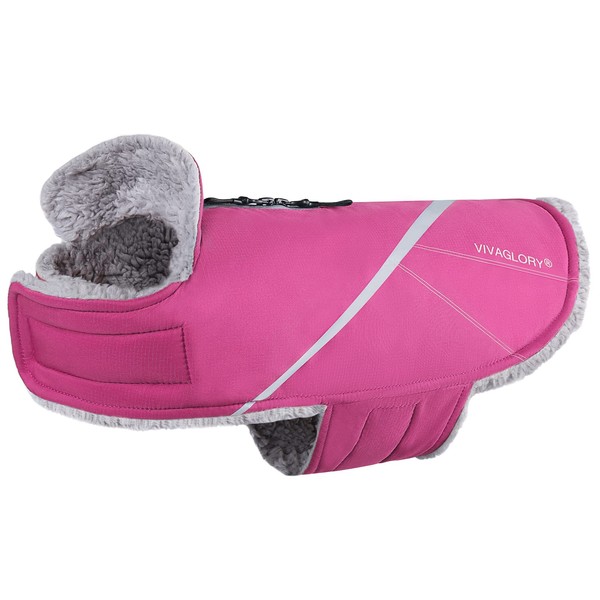 VIVAGLORY Winter Jacket for Dogs, Warm Dog Cold Weather Coats