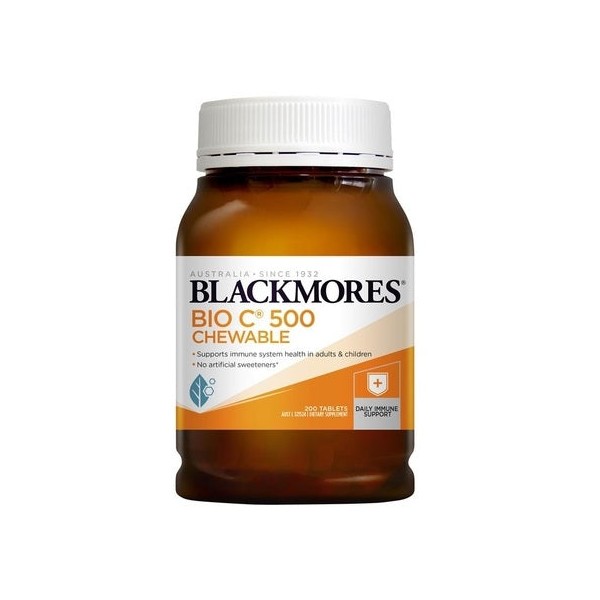 Blackmores Bio C Chewable 500mg 200tabs Vitamin C
