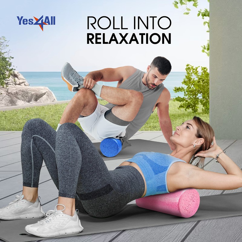 Yes4All EPP Exercise Foam Roller – Extra Firm High Density