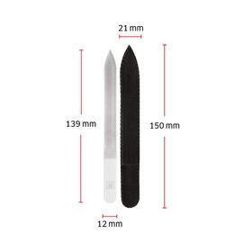 Zwilling Twinox 88437-140-0 Nail File Glass Manicure Pedicure 140 mm White
