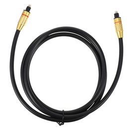 SHOWERORO 1pc Optical Audio Cable Plated Fiber Cord for Tv and Game Consoles Male to Male Connection Sound Output for Home Theater Systems