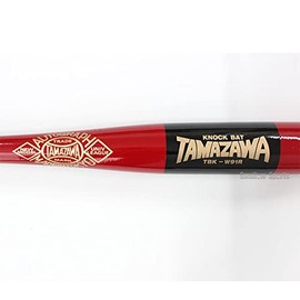 Tamazawa TBK-W91R Wooden Knock Bat, 35.8 inches (91 cm), Red x Black, 35.8 inches (91 cm) / 19.3 oz (550 g) Average