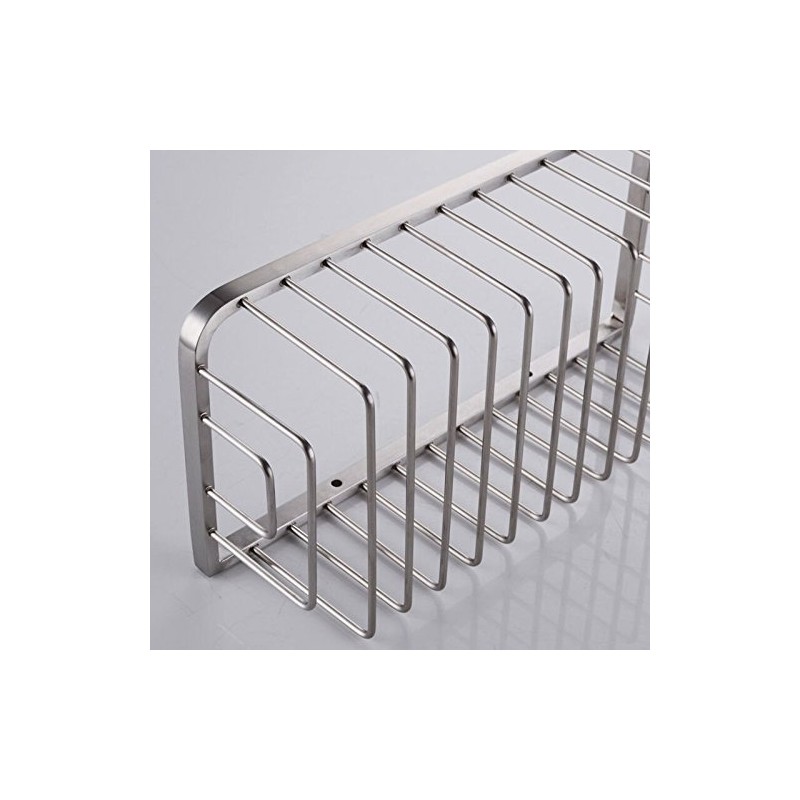 Konhard CS004 Solid Stainless Steel Bathroom Shower Caddy Wall Mount,