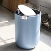 EKO Mini Desk Trash Can with Swing-Top Lid 0.4 Gallon