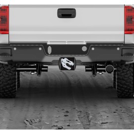 Elektroplate Metalhead T-Rex All Metal Black Hitch Cover for Trucks and SUVs | Fits Standard 2" Trailer Hitch Receivers | Premium Weatherproof