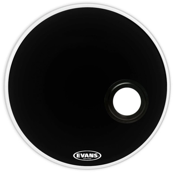 Evans REMAD Resonant Black Bass Drum Head - 24"
