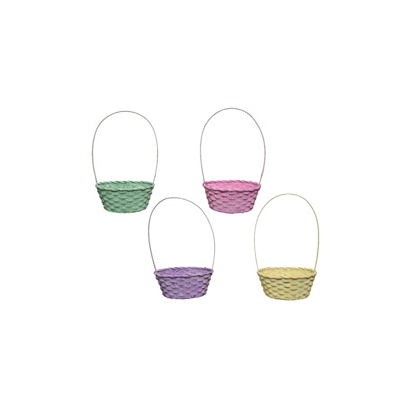 Easter Basket 22 x 38 cm x 1 Piece Assorted