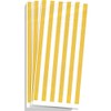Stripes Cellophane Bags | 11" x 5" | Sunshine Yellow
