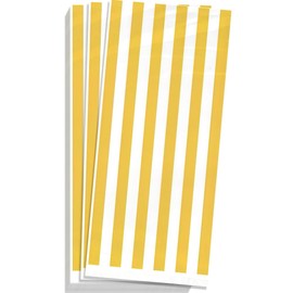 Stripes Cellophane Bags | 11" x 5" | Sunshine Yellow | 20 Pcs