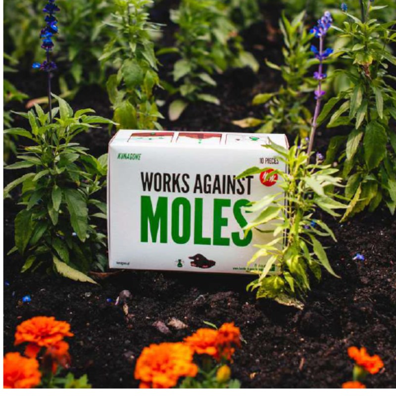 Natural Mole Deterrent Non-Toxic Protection Against Moles 10 Bags Strong