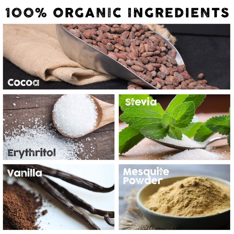The Good Chocolate - Keto Dark Chocolate Squares, Zero Sugar,
