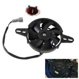 CMIYETO 12V DC Radiator Fan 4" Electric Cooling Fan Motor Replacement for NC250 150cc 200cc 250cc 300cc Water Cooled Quad ATV UTV 4 Wheeler Dirt Bike Pit Bike Buggies Karts Motorcycles Engines