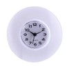 Atyhao Mini Shower Clock Waterproof Wall Clock Suction Cup Bathroom