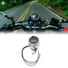 uxcell Universal 12V Red LED Waterproof Motorcycle Digital Tachometer Speedometer