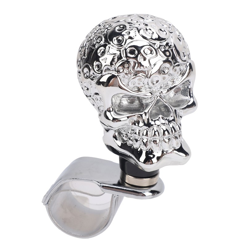 Skull Steering Wheel Turn Knob 3cm Diameter Turn Knob Spinner