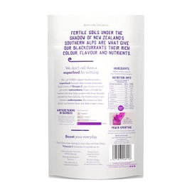 ViBERi Organic Blackcurrant Powder 50 g (5 x 10g Sachets) | New Zealand Grown Superfruit, Naturally High in Vitamin C & Anthocyanins | Vegan, Non-GMO, Gluten-Free, Convenient Daily Serving