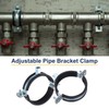 uxcell 6 Pcs Split Ring Pipe Hanger, 75mm/3inch Adjustable Pipe
