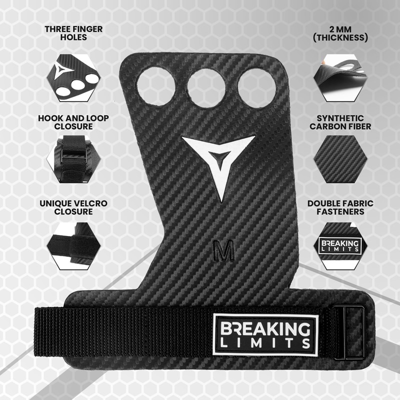 BREAKING LIMITS Crossfit Grips - Crossfit Hand Protectors - Gymnastics