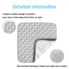 Incontinence Chair Pad Washable 2 Pack, Anti-Slip Reusable Incontinence Bed