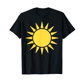 Sun Shirt Adult Kids Men Women Sun Costume T-Shirt