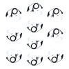 KEYBLU 10 PCS CLS1110 Acoustic Tube Surveillance Earpiece/Headset with PTT