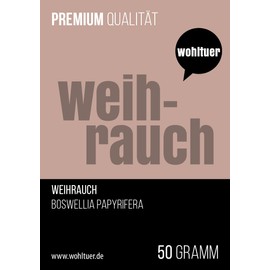 Wohltuer Incense from Ethiopia from Certified Wild Collection 50g