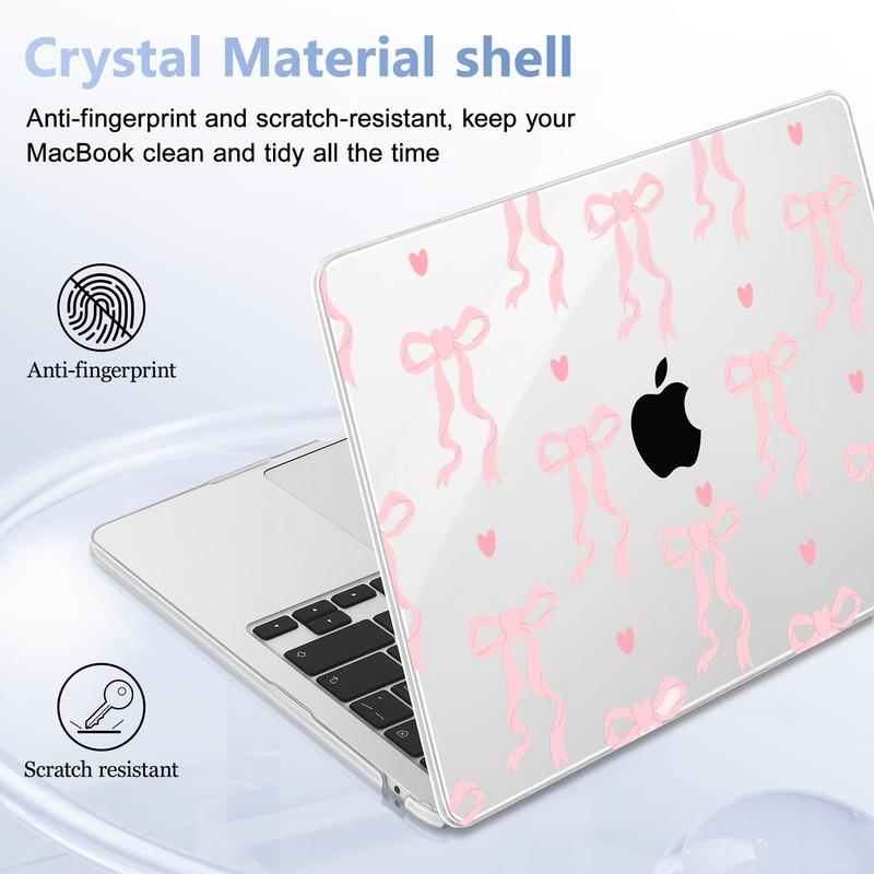 Lepeoac for MacBook Air 13.6 inch Case M5 M4 M3