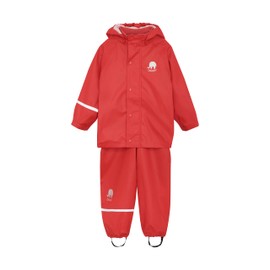 CeLaVi Kids Rainsuit for Boys Girls with Detachable Hood, Waterproof Raincoat and Pants - Ideal for Children in Rain and Snow