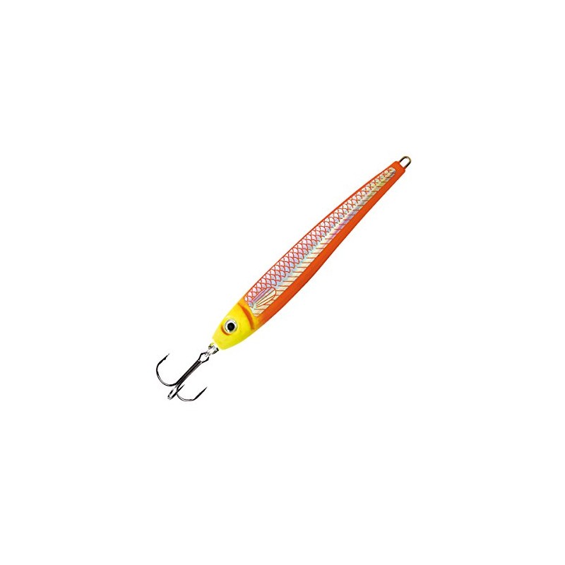 Team Norway Curled Shot Pirk 100 g Orange/Yellow