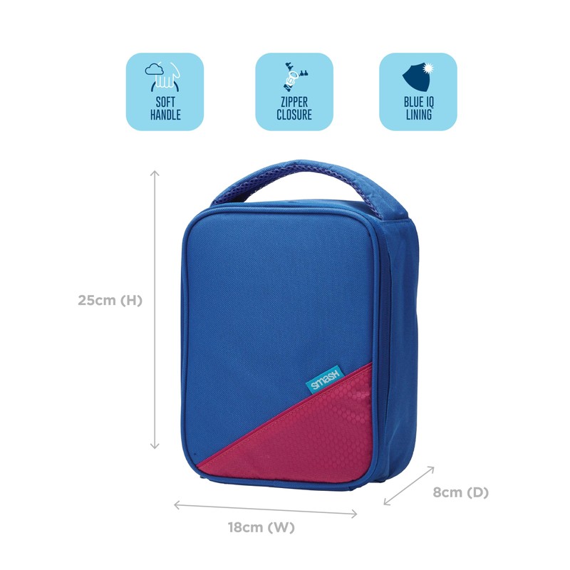 Smash Insulated Lunch Bag, Magenta
