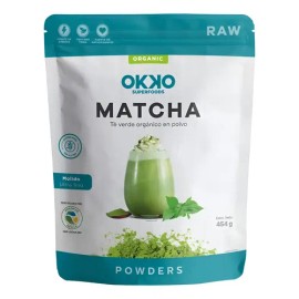 Té Verde Orgánico Matcha Okko Superfoods 454g                                                                                                         