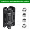 Insaga Curved Base Weld On Hinges for Round Tubes (2-4"