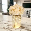 Mason Jar Lights Centerpiece Set of 3 Farmhouse Jars Vase
