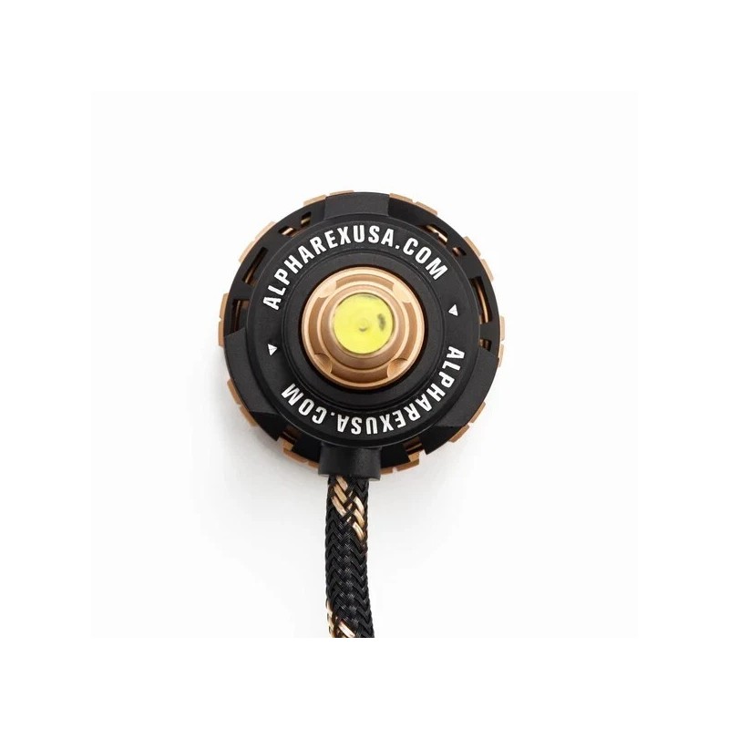 AlphaRex 1x Pair H7 AlphaRex Gold Ammo Panoramic LED Light