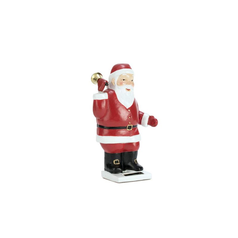 Kikkerland Solar Santa Waving Figurine, Home Office Display Novelty Decor,