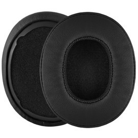 Linkidea Replacement Ear Pads for Skullcandy Crusher Wireless Crusher Evo Crusher ANC Hesh 3 Venue ANC Headphones Ear Cushions, Ear Covers, Headset Earpads (Protein Leather/Black)