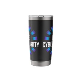 I Love Cybersecurity Enthusiast Lock Shield Stainless Steel Insulated Tumbler
