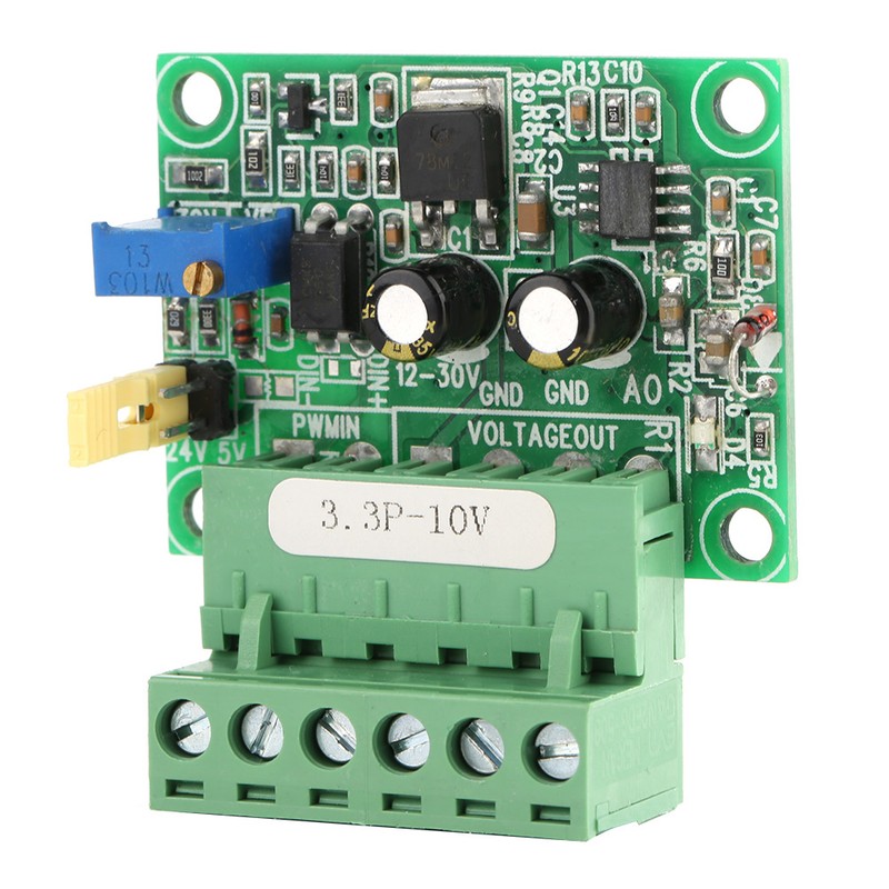 3.3V PWM Signal to 0-10V Voltage Converter D/A Digital-Analog PLC