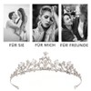Norhogo Wedding Bridal Crystal Tiara, Tiara, Wedding Crown Women's Tiara